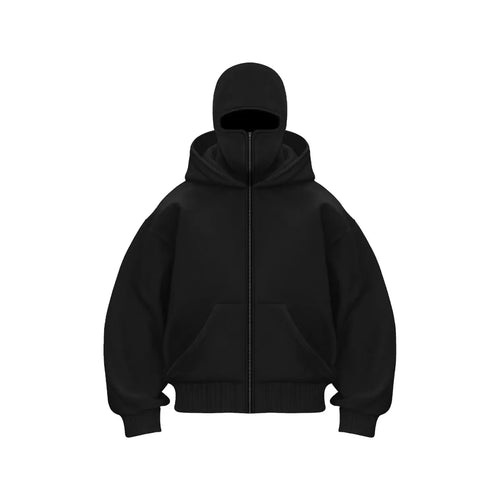 Fleece-lined Double Hooded Sweater